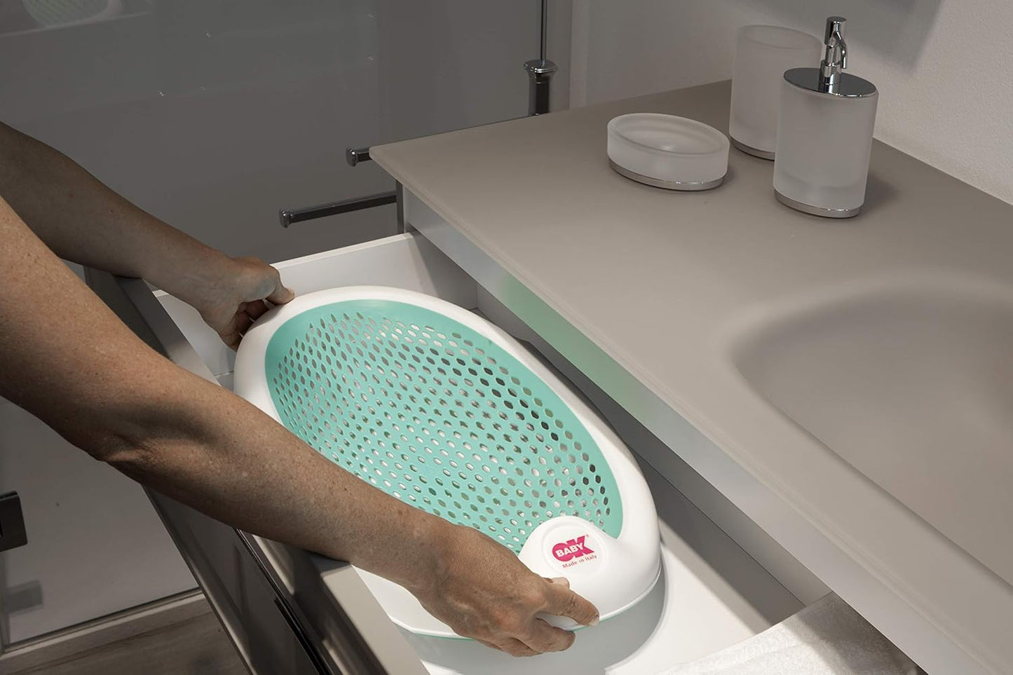 Transat De Bain Bebe Pliable Blanc