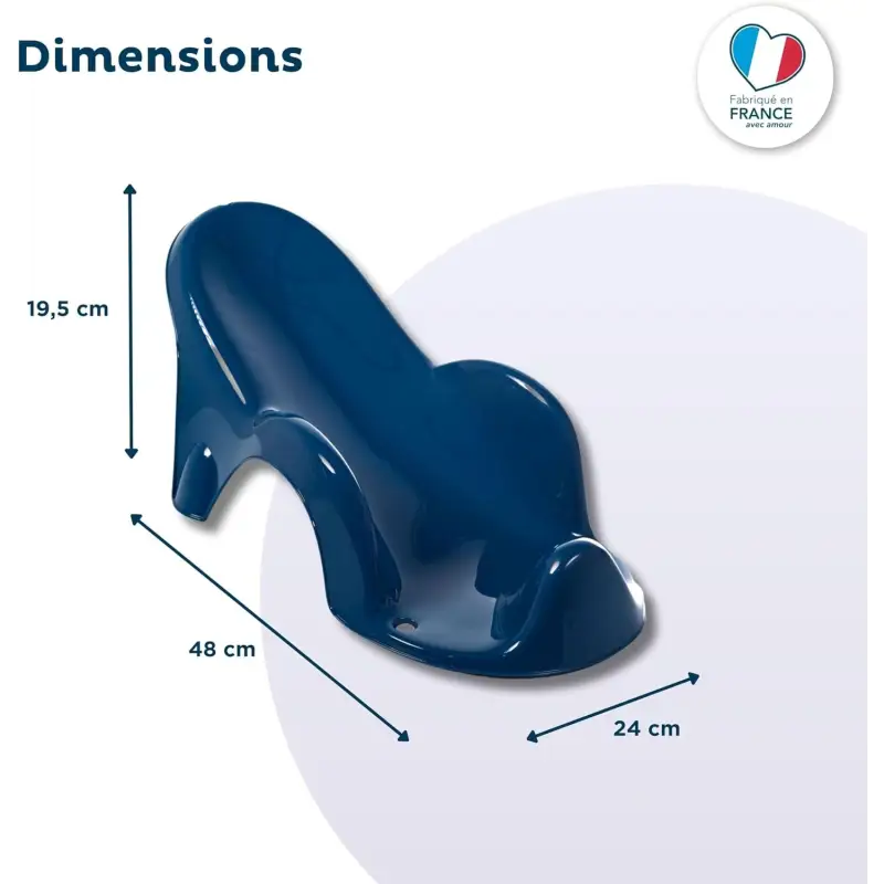 Transat de Bain Bebe 8 Kg Bleu