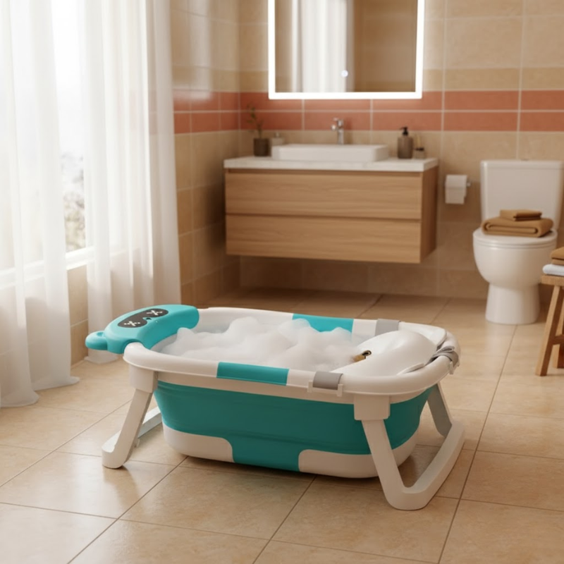 Baignoire Bébé Pliable Compacte
