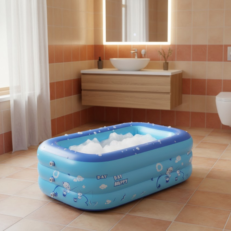 Baignoire Bébé Gonflable Rectangulaire
