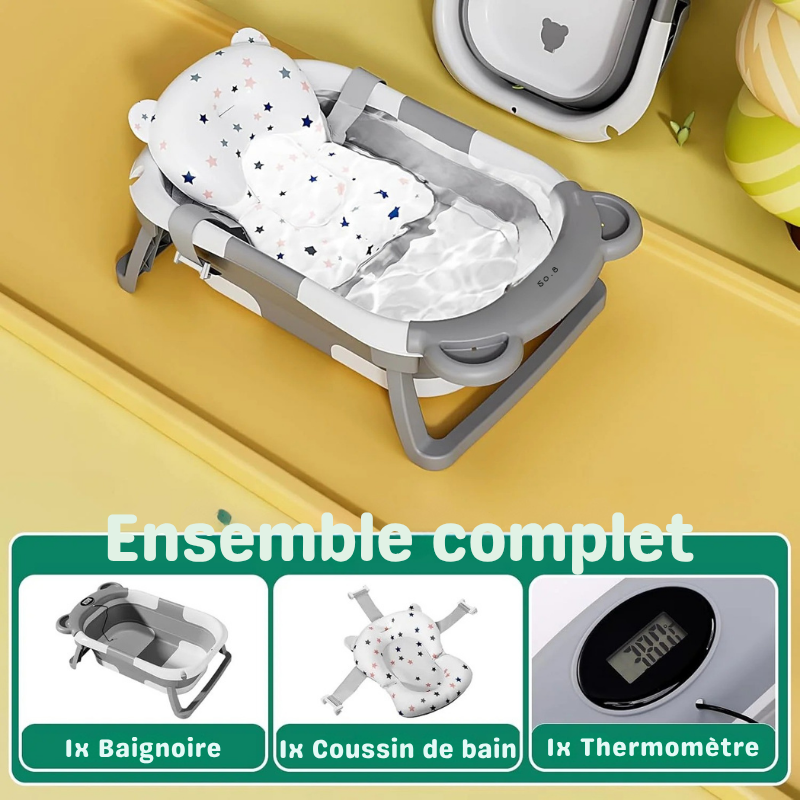 Baignoire Bébé Pliable Ergonomique