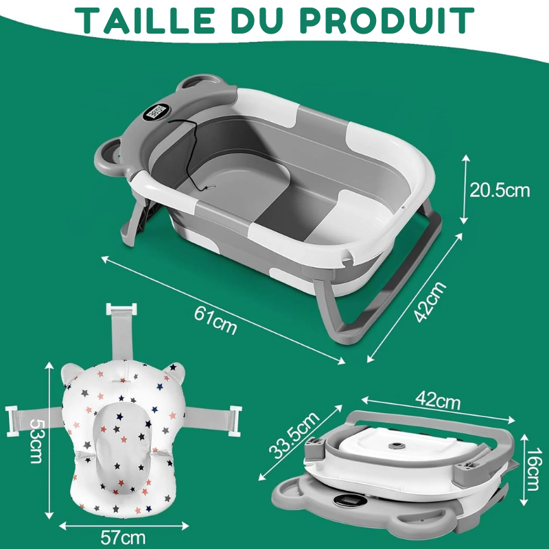 Baignoire Bébé Pliable Ergonomique