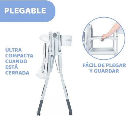 Baignoire Bebe Table à Langer Avec Rangement Blanc