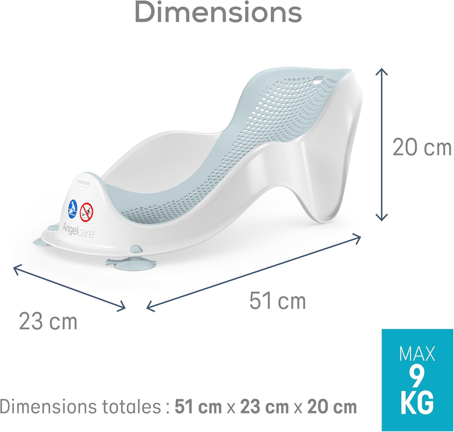 Transat De Bain Pour Bebe Ergonomique Rose