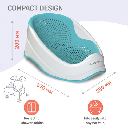 Transat De Bain Bébé Antidérapant turquoise