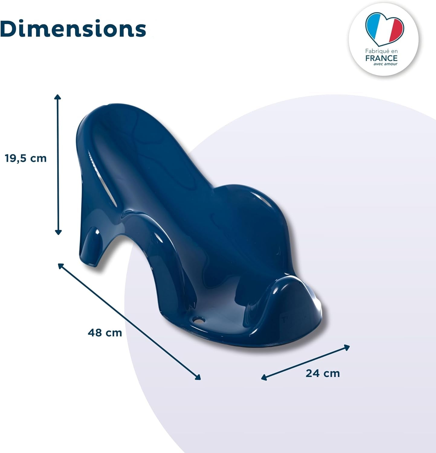 Transat de Bain Bebe 8 Kg Bleu