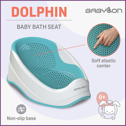 Transat De Bain Bébé Antidérapant turquoise