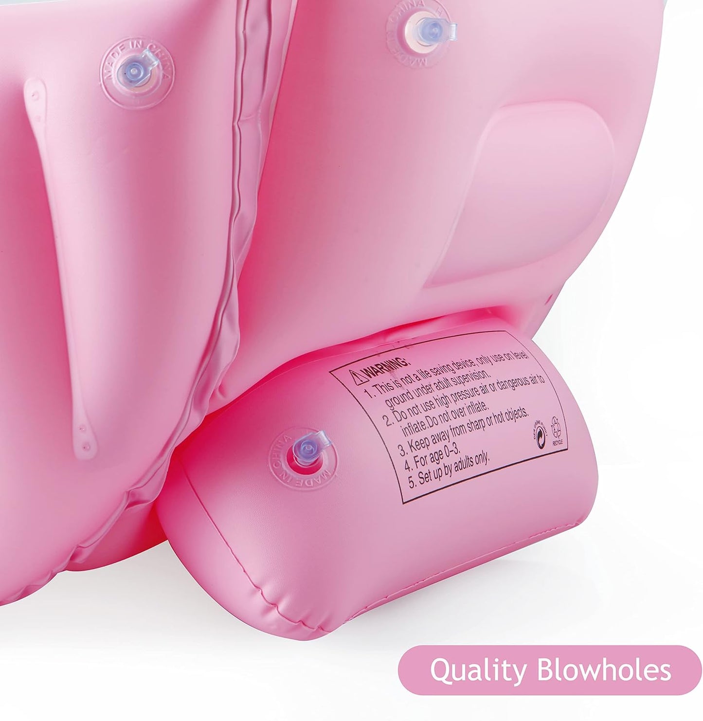 Baignoire Bébé Gonflable Avec Pompe Rose