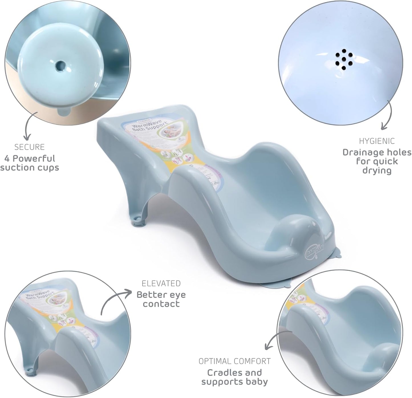 Transat De Bain Bébé Confort Bleu