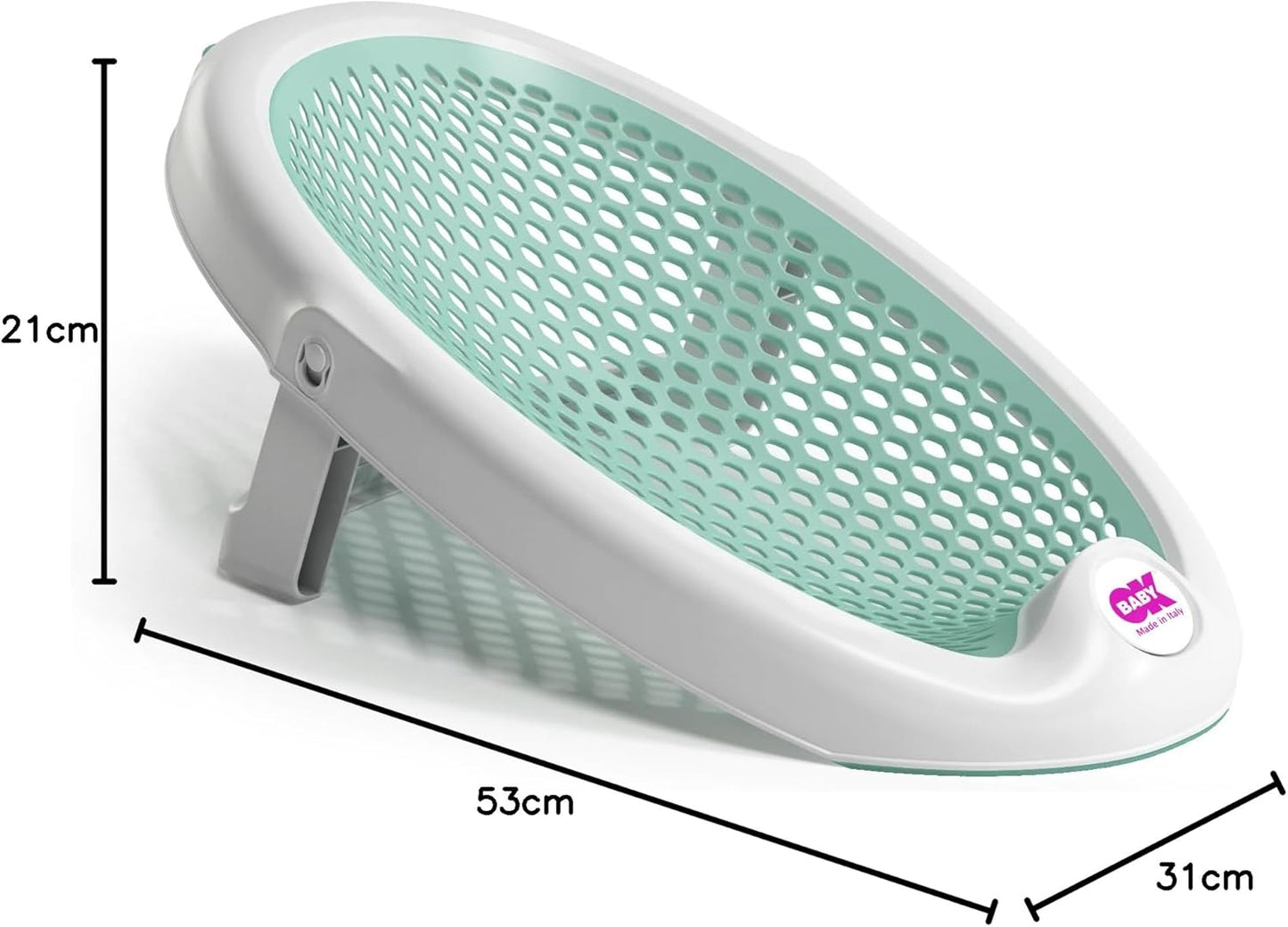 Transat De Bain Bebe Pliable Turquoise