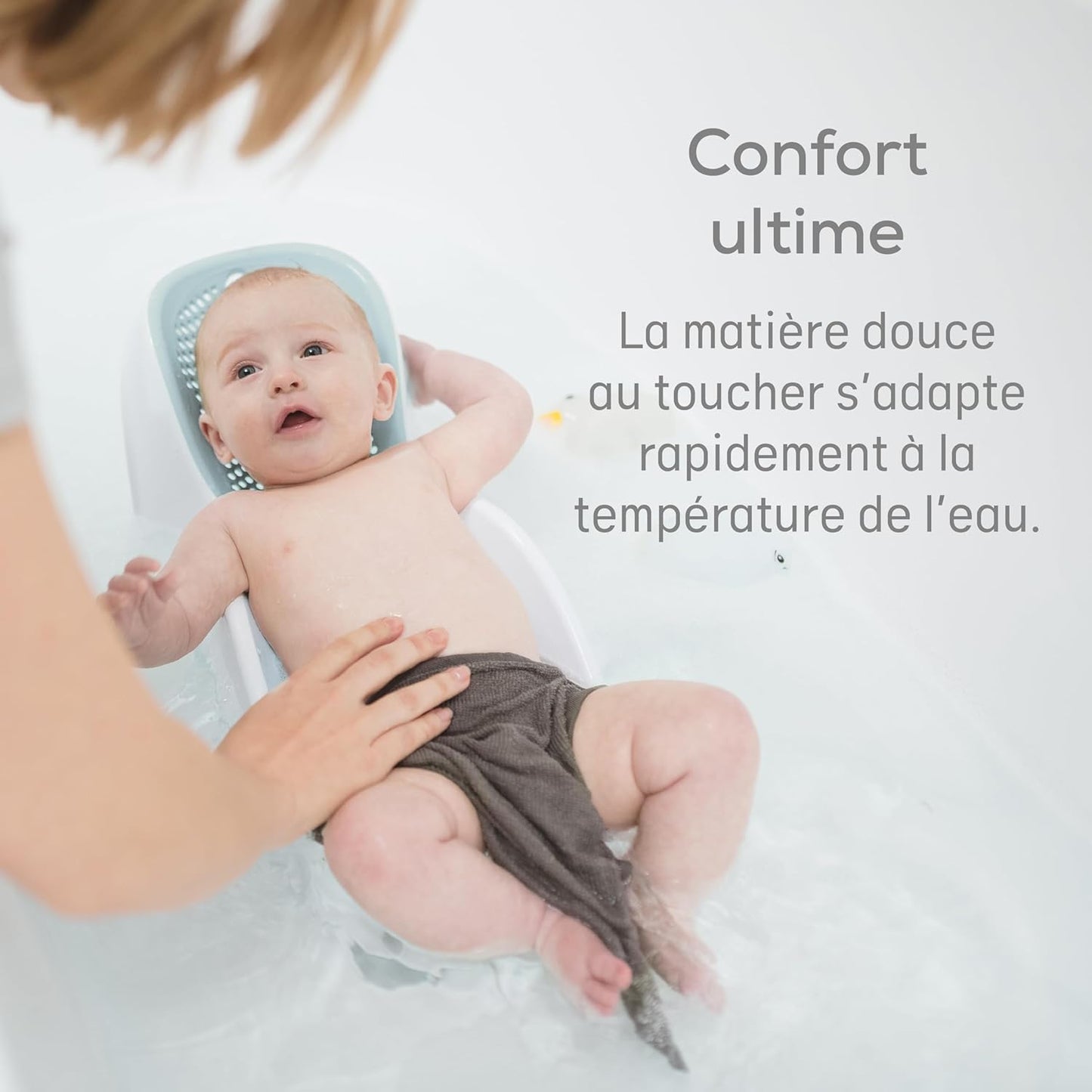 Transat De Bain Pour Bebe Ergonomique Rose