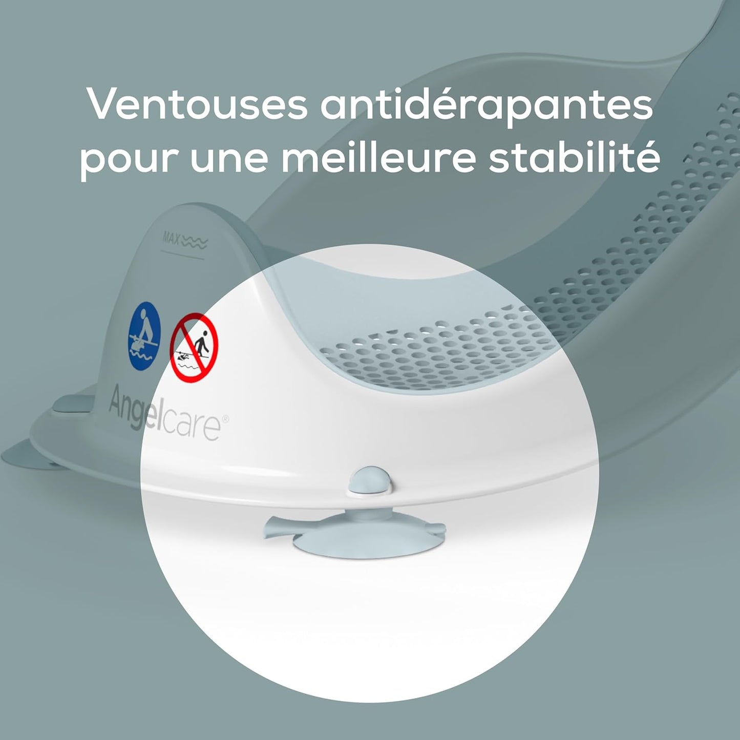 Transat De Bain Pour Bebe Ergonomique Rose