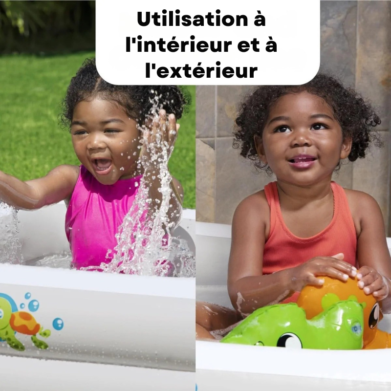 Bañera inflable cuadrada para bebé 