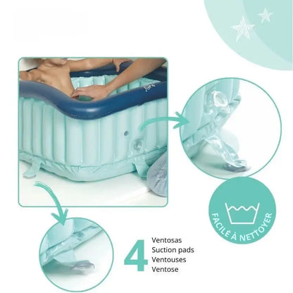 Baignoire Bébé Gonflable 60x60cm