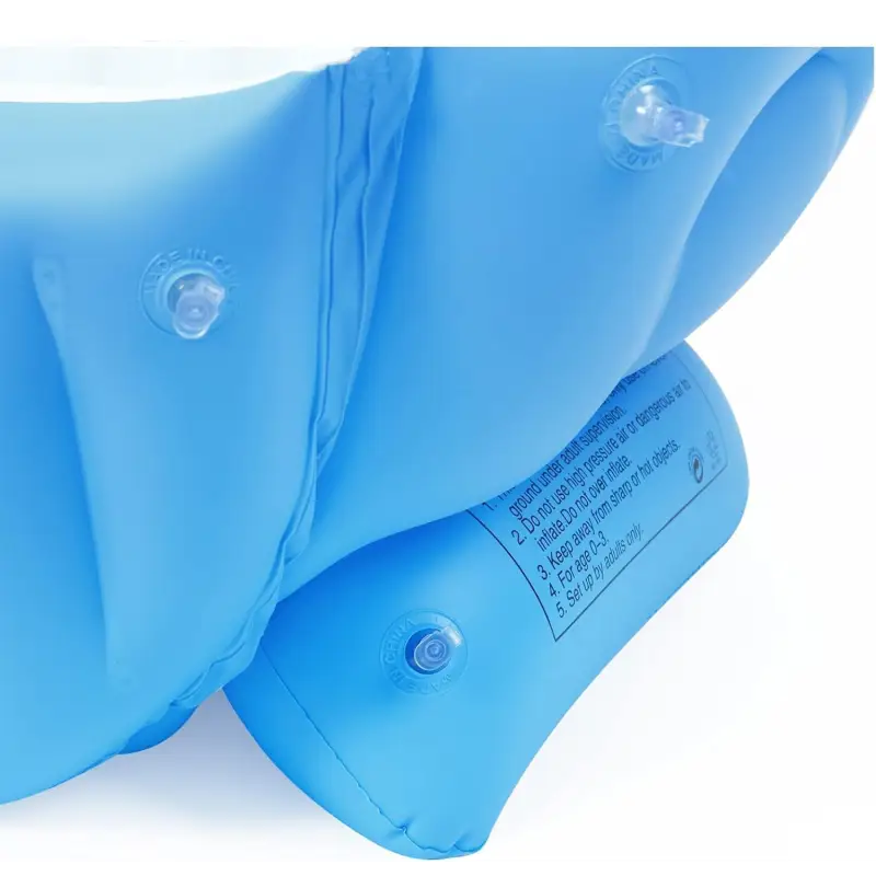 Baignoire Bébé Gonflable Avec Pompe Bleu