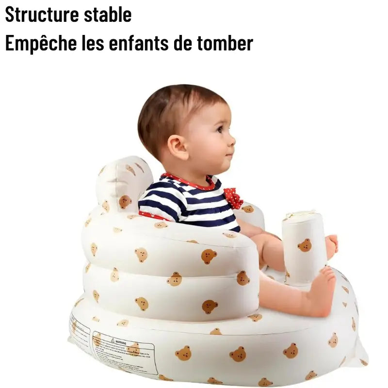 Baignoire Bébé Gonflable Avec Pompe et Siège de bain