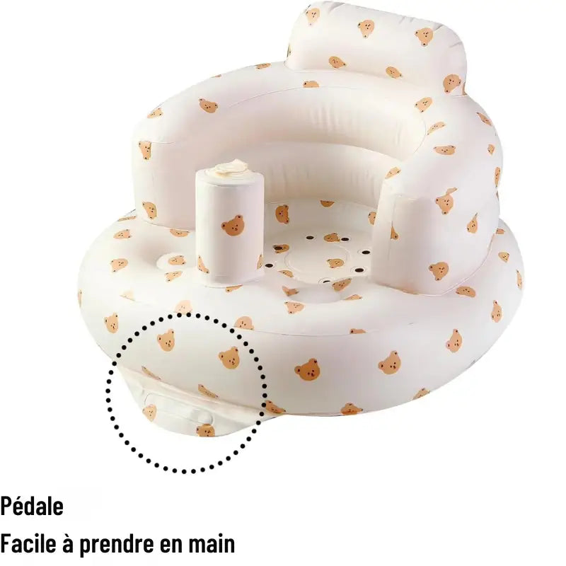 Baignoire Bébé Gonflable Avec Pompe et Siège de bain