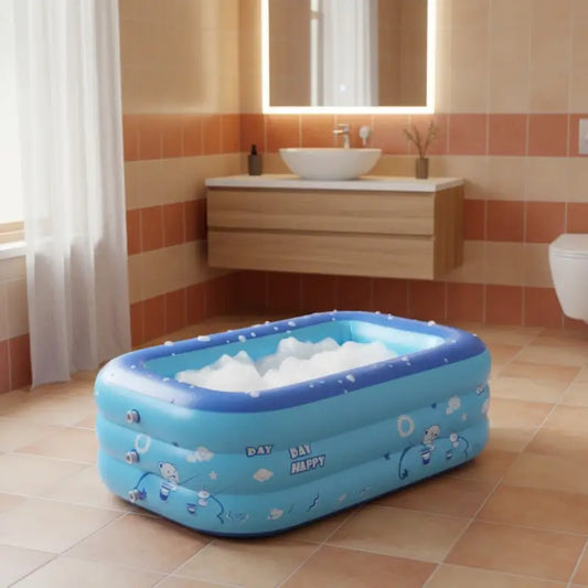 Baignoire Bébé Gonflable Rectangulaire