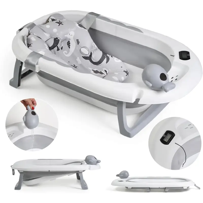 Baignoire Bébé Pliable 0-12 mois