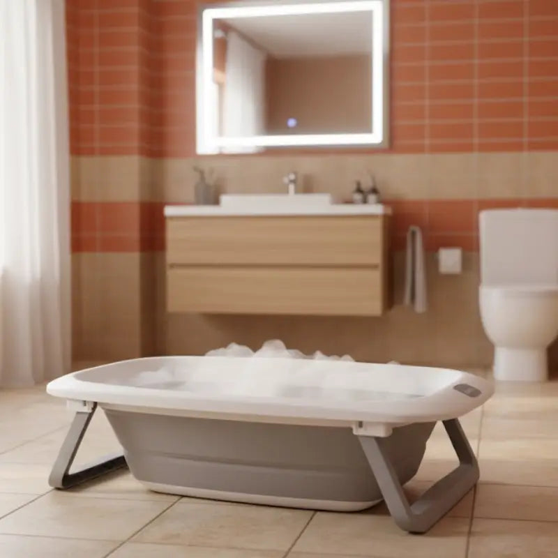 Baignoire Bébé Pliable Grande Taille