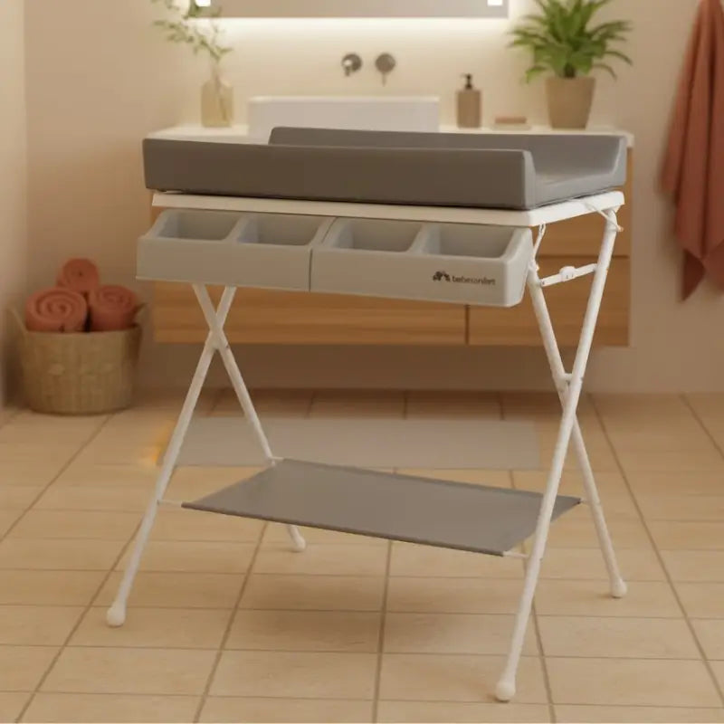 Baignoire Bébé Pliable Table à Langer