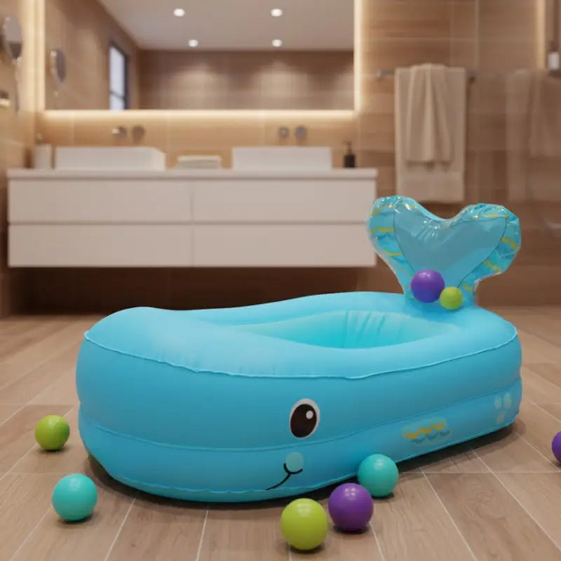 Baignoire Gonflable Bébé Baleine Confort