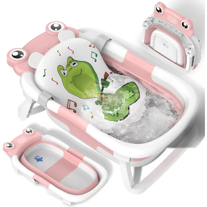 Baignoire Pliable Bebe 0-3 ans Avec Coussin
