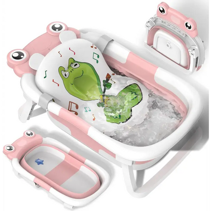 Baignoire Pliable Bebe 0-3 ans Avec Coussin