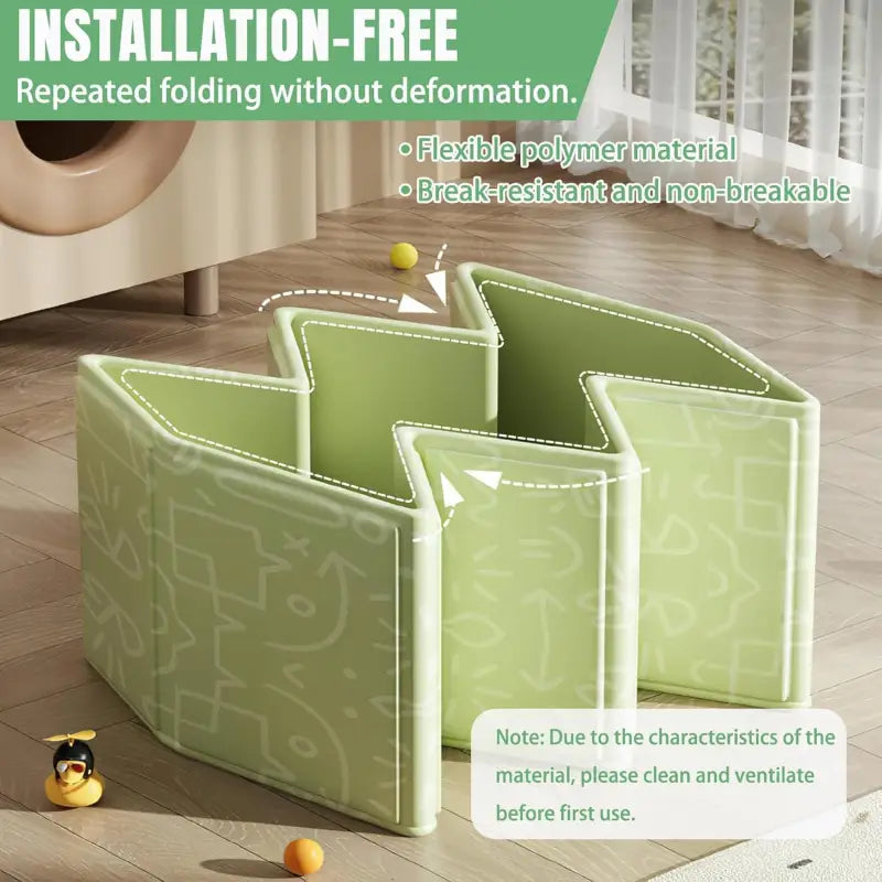 Baignoire Pliable Bébé 0-8 Ans Vert