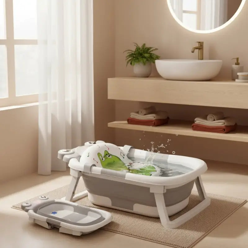 Baignoire Pliable Bebe Avec Coussin