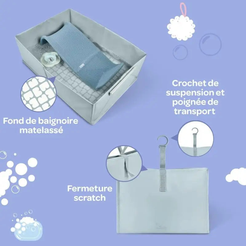Baignoire Pliable Bébé Matelassée