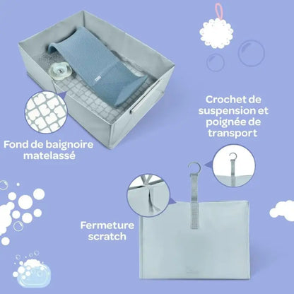 Baignoire Pliable Bébé Matelassée
