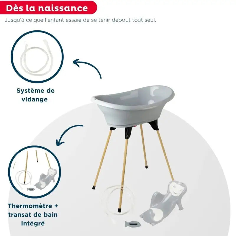 Baignoire Sur Pied Bébé Avec Transat