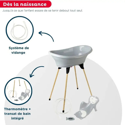 Baignoire Sur Pied Bébé Avec Transat