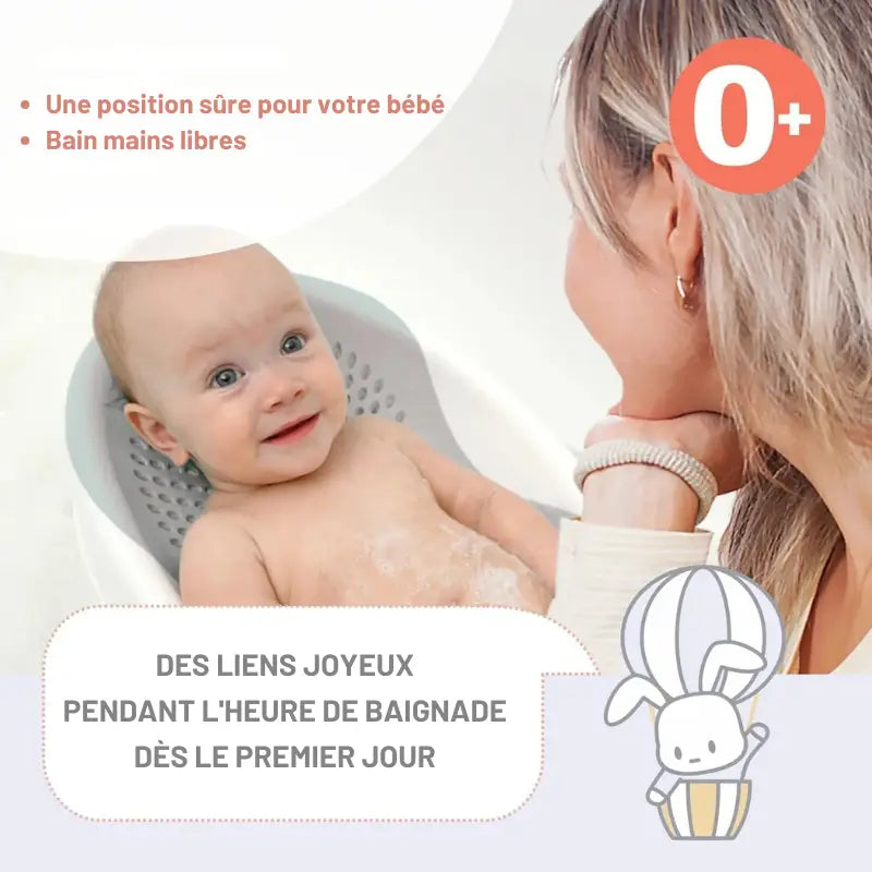 Transat De Bain Bébé Antidérapant turquoise