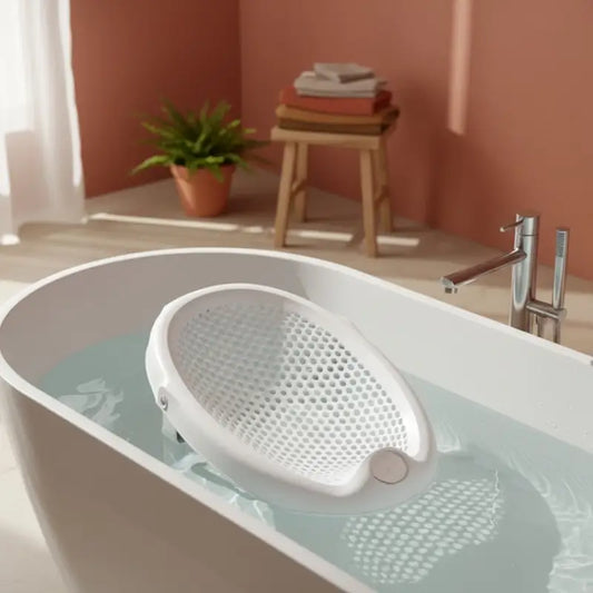 Transat De Bain Bebe Pliable Blanc