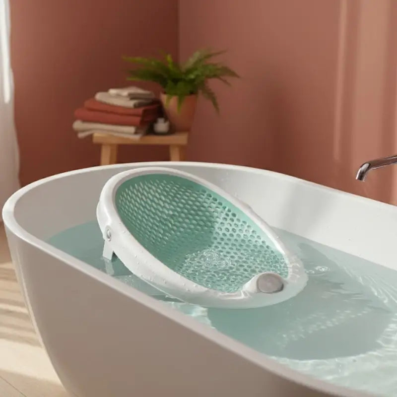 Transat De Bain Bebe Pliable Turquoise