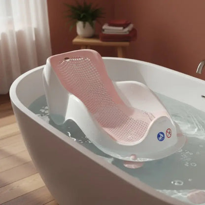 Transat De Bain Pour Bebe Ergonomique Rose